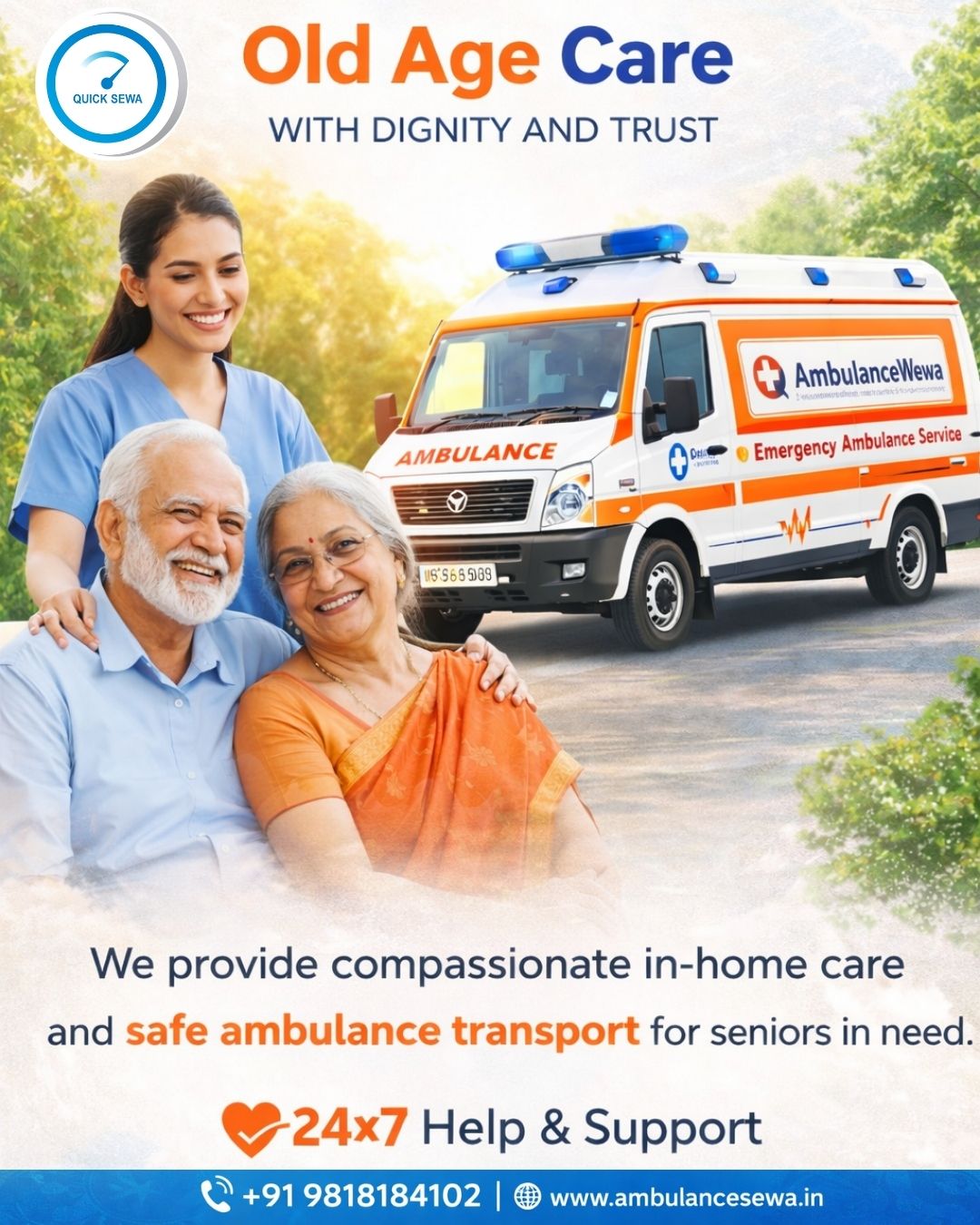 Old Age Care Services in Delhi
