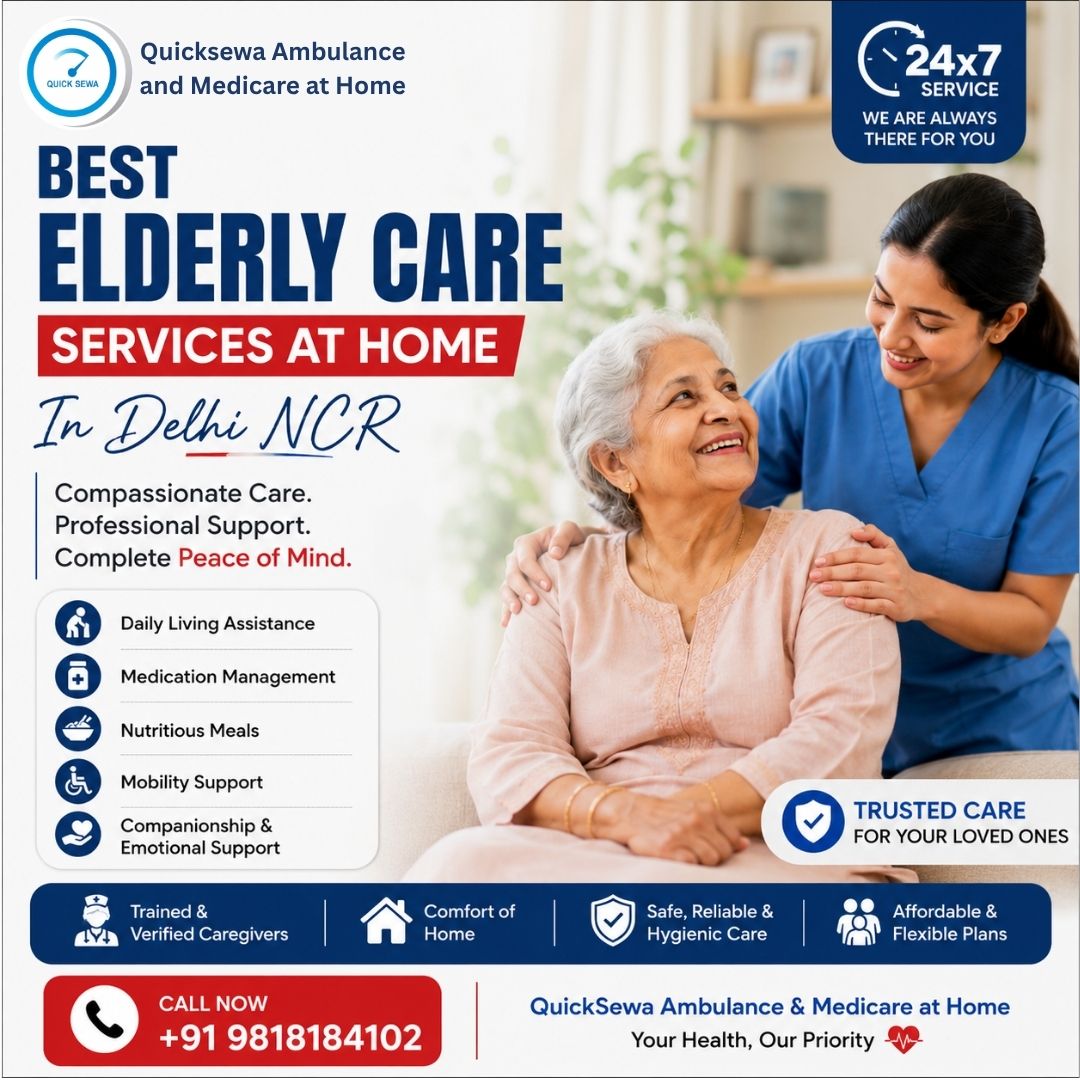 Best Elderly Care Services at Home In Delhi NCR
