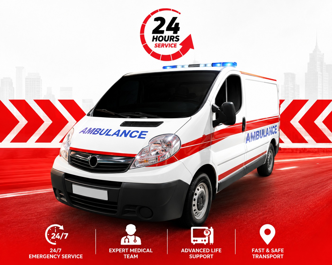 24x7 Ambulance Service Emergency Support in Delhi NCR