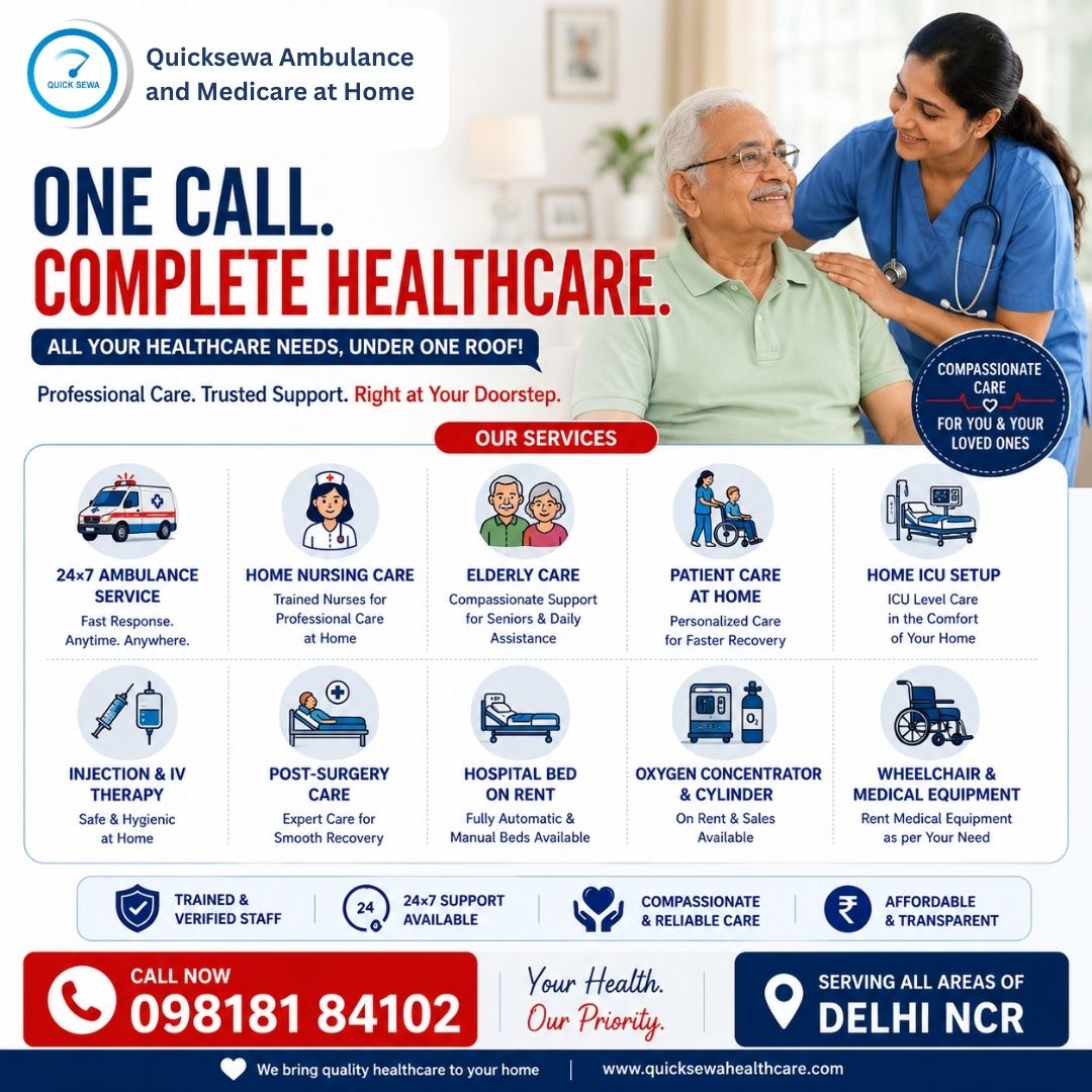 One Call Complete Healthcare Home Healthcare Services Delhi