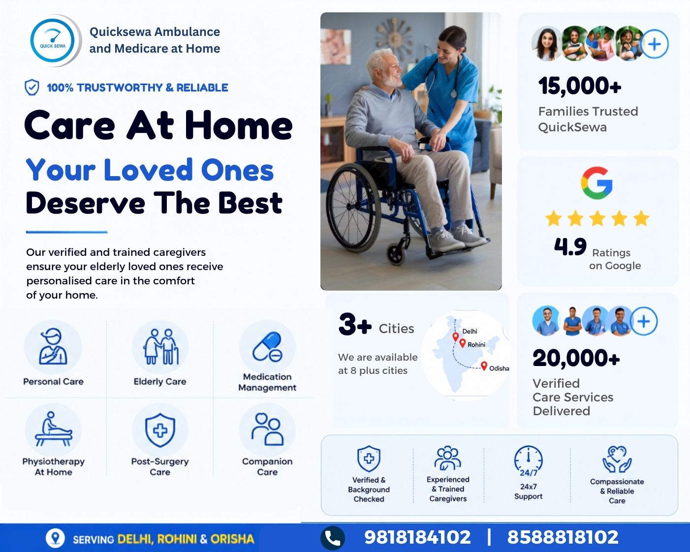 Home Care Services in Delhi, Rohini & Odisha QuickSewa